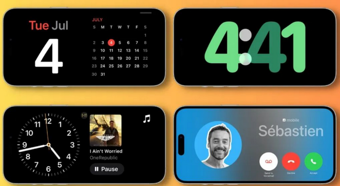 王益苹果手机维修分享iOS17横屏充电待机显示有什么好处 